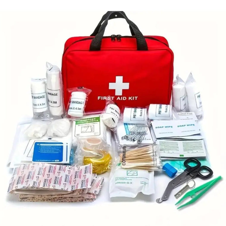 173pcs First Aid Kit with Emergency Supplies.